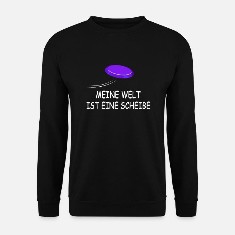 discgolfer frisbeescheibe ultimate-frisbee frisbee - Unisex Pullover - Schwarz