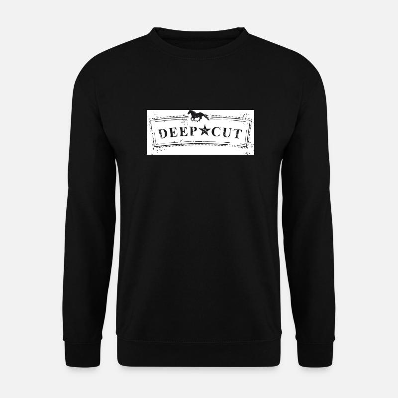 deep cut schild neu - Unisex Pullover - Schwarz