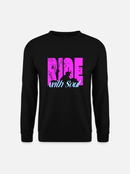 Für Biker - RideWithSoul - Unisex Pullover - Schwarz