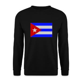 Cuba - Unisex Sweatshirt - black - Front - Alina (178cm) & Michal (187cm)