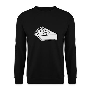 Slice of pumpkin pie - Unisex Sweatshirt - black - Front - Alina (178cm) & Michal (187cm)