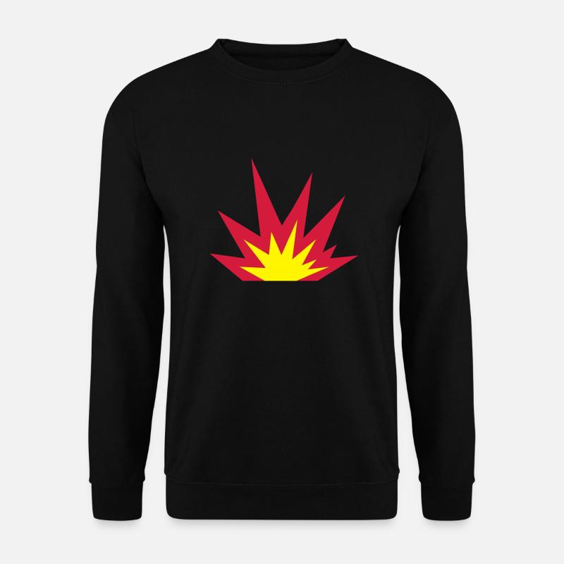 Explosion - Unisex Pullover - Schwarz