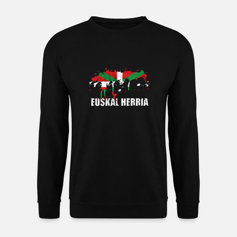 Baskische Flagge - Unisex Pullover - Schwarz
