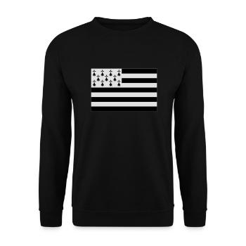 Bretagne - Sweat-shirt Unisexe - noir - Devant - Alina (178cm) & Michal (187cm)