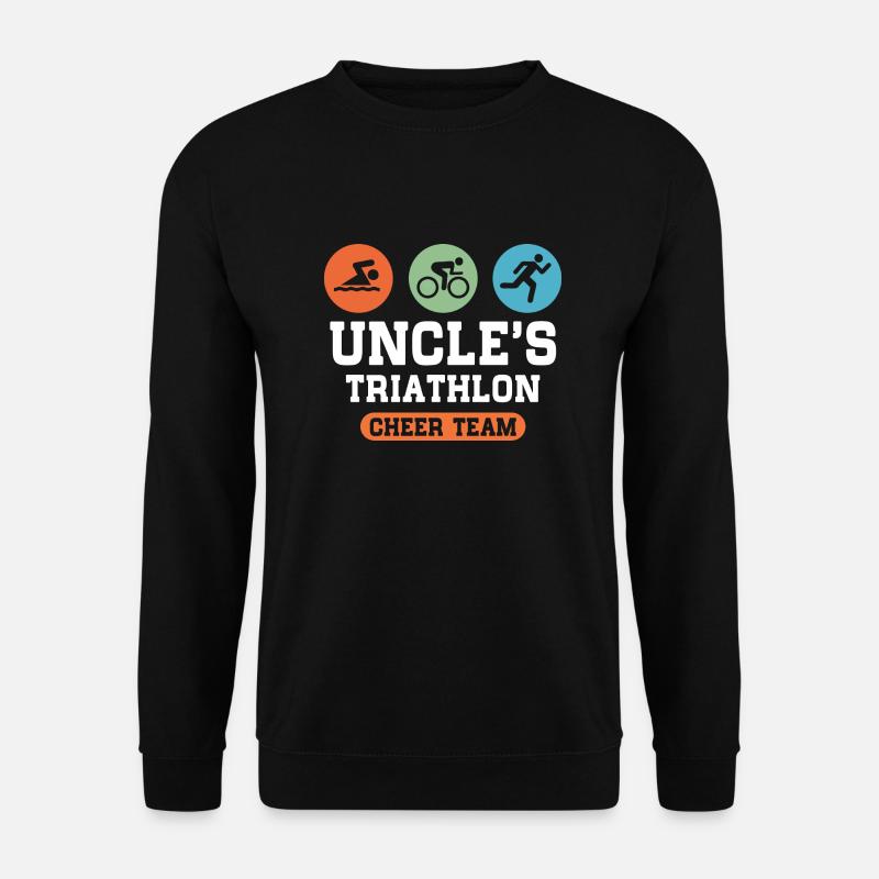 Uncles Triathlon Cheer - Unisex Pullover - Schwarz