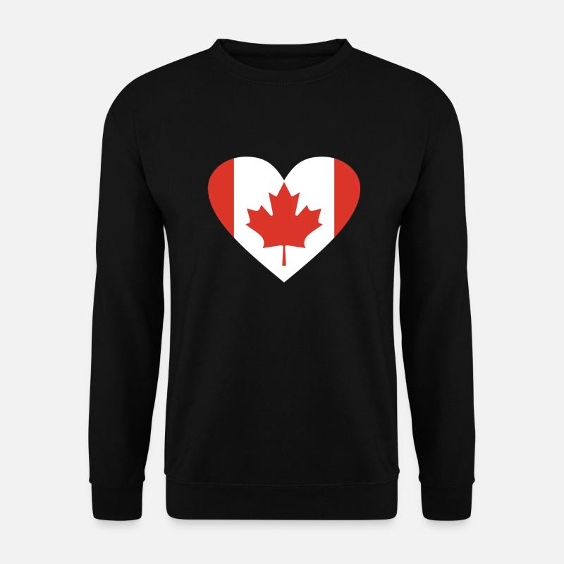 Kanada - Unisex Pullover - Schwarz