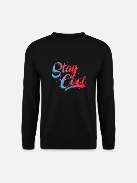 reste detendu - Sweat-shirt Unisexe - noir