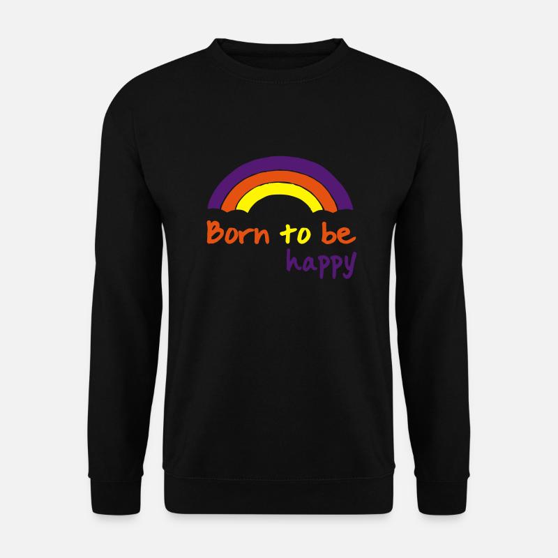 regenbogen - Unisex Pullover - Schwarz