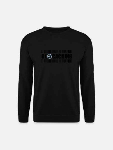 Geocaching Barcode - 2colors - 2O12 - Unisex Pullover - Schwarz