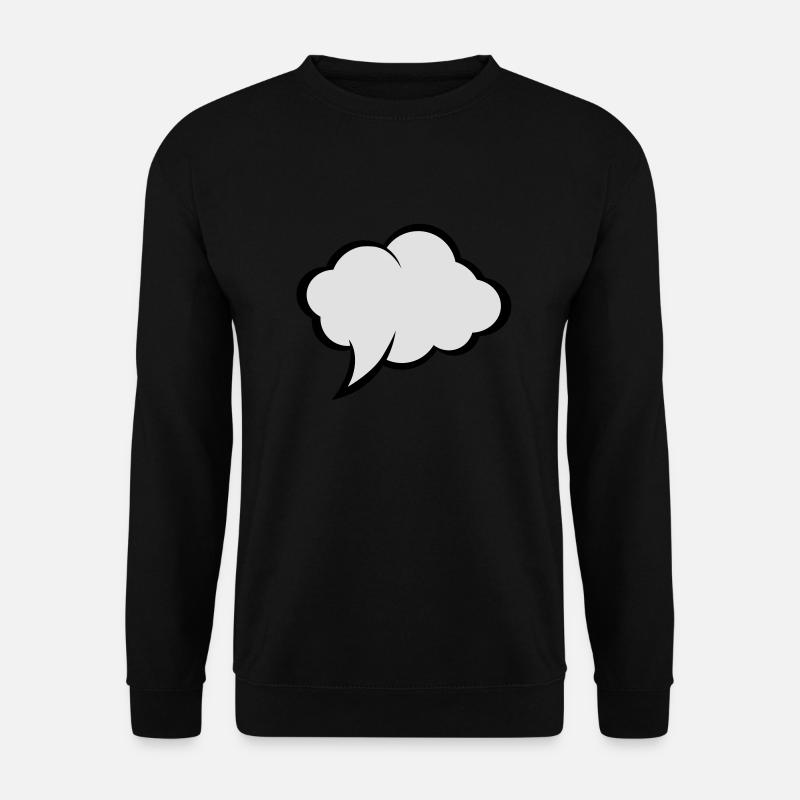 Comic speech bubble - Unisex Sweatshirt - black
