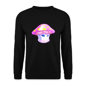 Champignon Fille - Sweat-shirt Unisexe - noir - Devant - Alina (178cm) & Michal (187cm)