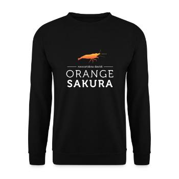 Aquascaping aux crevettes orange Sakura Neocaridina - Sweat-shirt Unisexe - noir - Devant - Alina (178cm) & Michal (187cm)