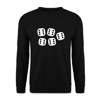 30 Jahre Geburtstag - Unisex Pullover - Schwarz - Vorne - Alina (178cm) & Michal (187cm)