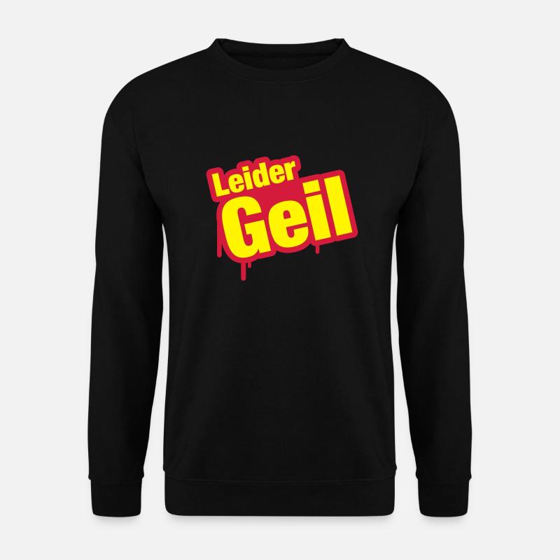 leiderg_geil_1_f2 - Unisex Pullover - Schwarz