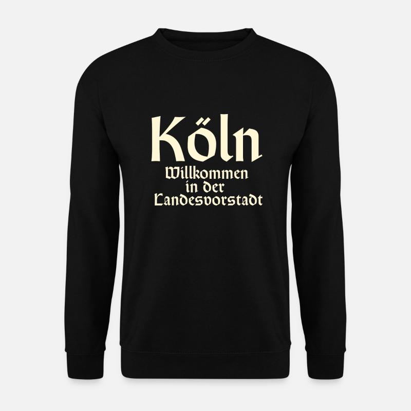 Köln T-Shirt für Düsseldorfer - Unisex Pullover - Schwarz