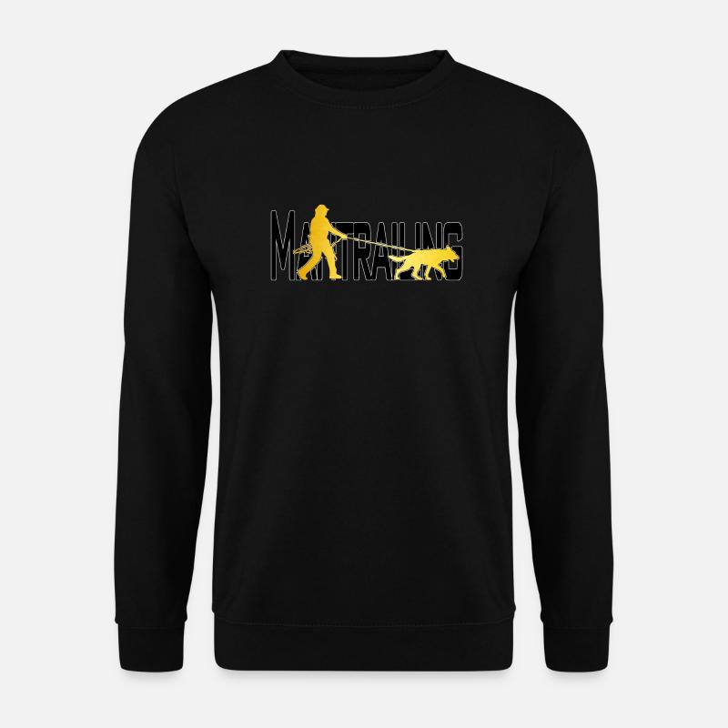 Mantrailing gold / black - Unisex Sweatshirt - black