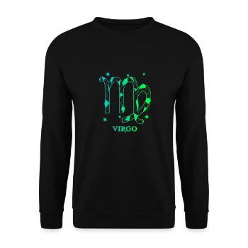 Virgo - Unisex Sweatshirt - black - Front - Alina (178cm) & Michal (187cm)
