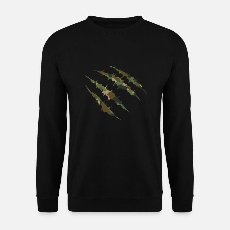 Combat Klauen - Camouflage Militär - Unisex Pullover - Schwarz