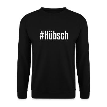 #Hübsch - Unisex Pullover - Schwarz - Vorne - Alina (178cm) & Michal (187cm)