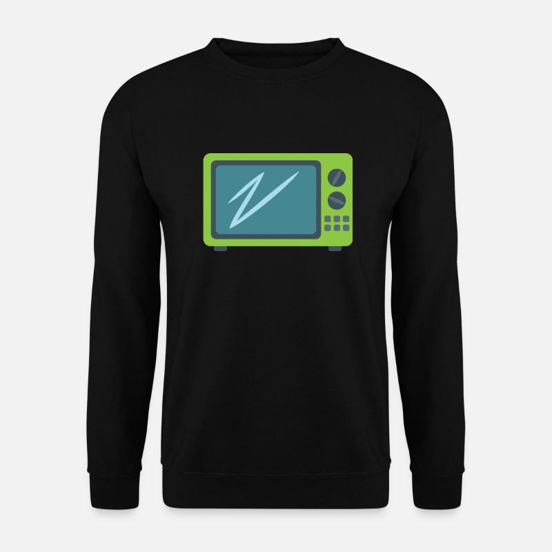 Mikrowelle - Unisex Pullover - Schwarz