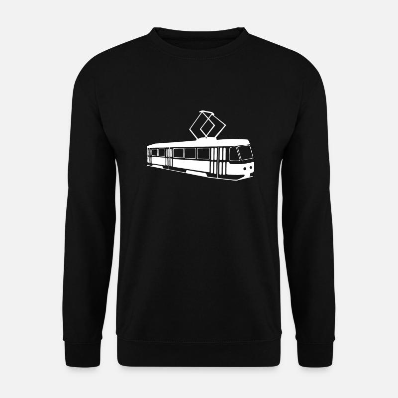 Straßenbahn Geschenk - Unisex Pullover - Schwarz