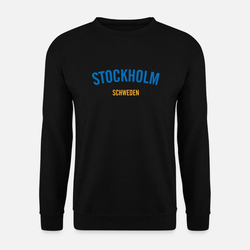 Stockholm Schweden - Unisex Pullover - Schwarz