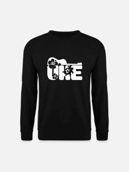 Uke Gift Ukulele Musician Hawaii - Unisex Sweatshirt - black