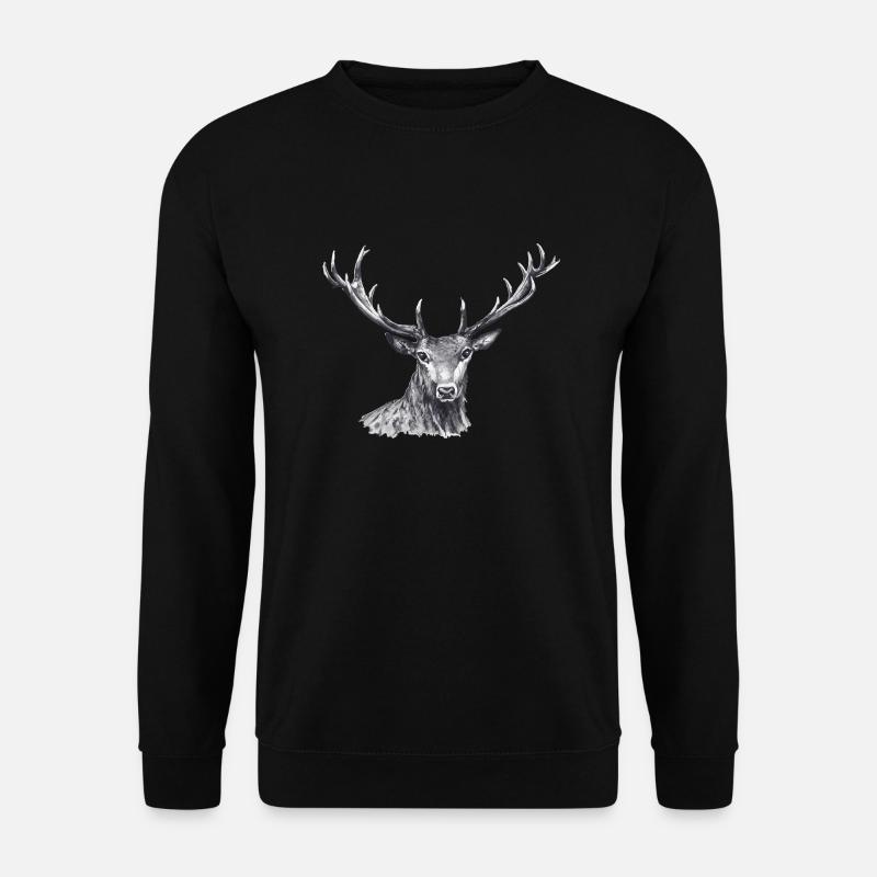 Deer - Unisex Sweatshirt - black
