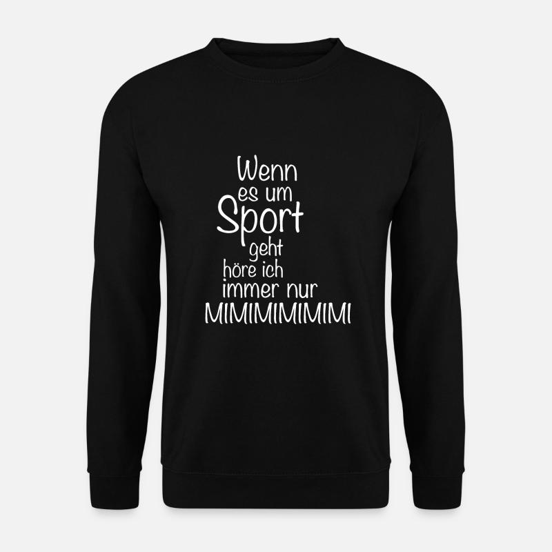 Sport - Unisex Pullover - Schwarz