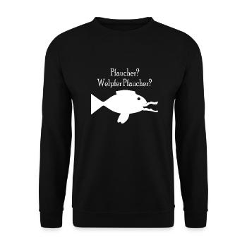 Diving Dive tauchen - Unisex Pullover - Schwarz - Vorne - Alina (178cm) & Michal (187cm)