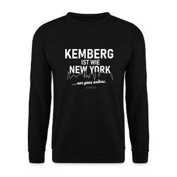 Kemberg - Unisex Pullover - Schwarz - Vorne - Alina (178cm) & Michal (187cm)