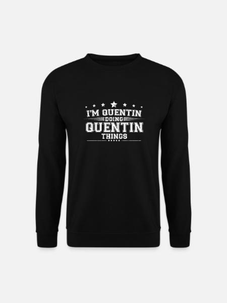 Quentin - Sweat-shirt Unisexe - noir