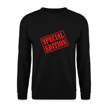 Special Edition - Unisex Pullover - Schwarz - Vorne - Alina (178cm) & Michal (187cm)