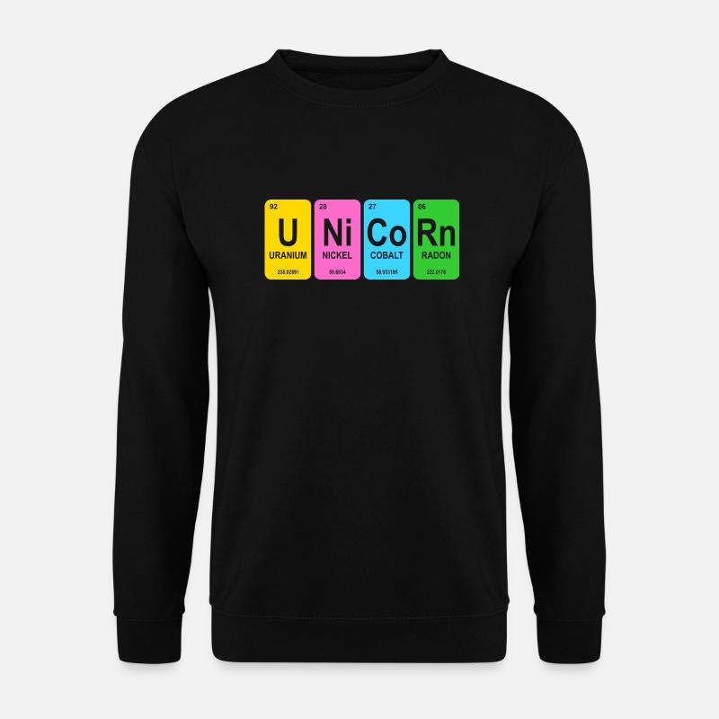 Einhorn - Unisex Pullover - Schwarz