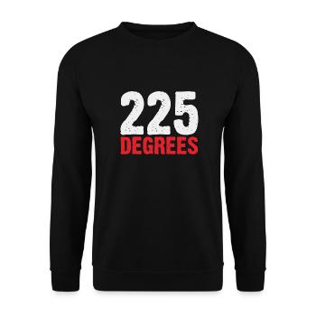 225 DEGREES GRILLED BBQ SEASON - Unisex Sweatshirt - black - Front - Alina (178cm) & Michal (187cm)
