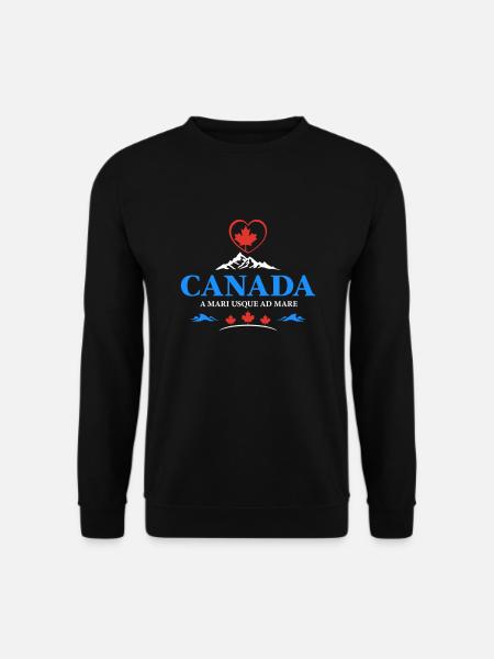 Canada Vancouver Montréal Toronto Maple Leaf Mountains - Sweat-shirt Unisexe - noir