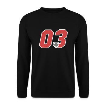 Afyon - Unisex Sweatshirt - black - Front - Alina (178cm) & Michal (187cm)