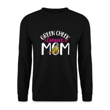 Molinasittich Perroquet Oiseau Perruche du Soleil - Sweat-shirt Unisexe - noir - Devant - Alina (178cm) & Michal (187cm)