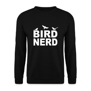 Bird Bird Nerd drôle de dicton - Sweat-shirt Unisexe - noir - Devant - Alina (178cm) & Michal (187cm)
