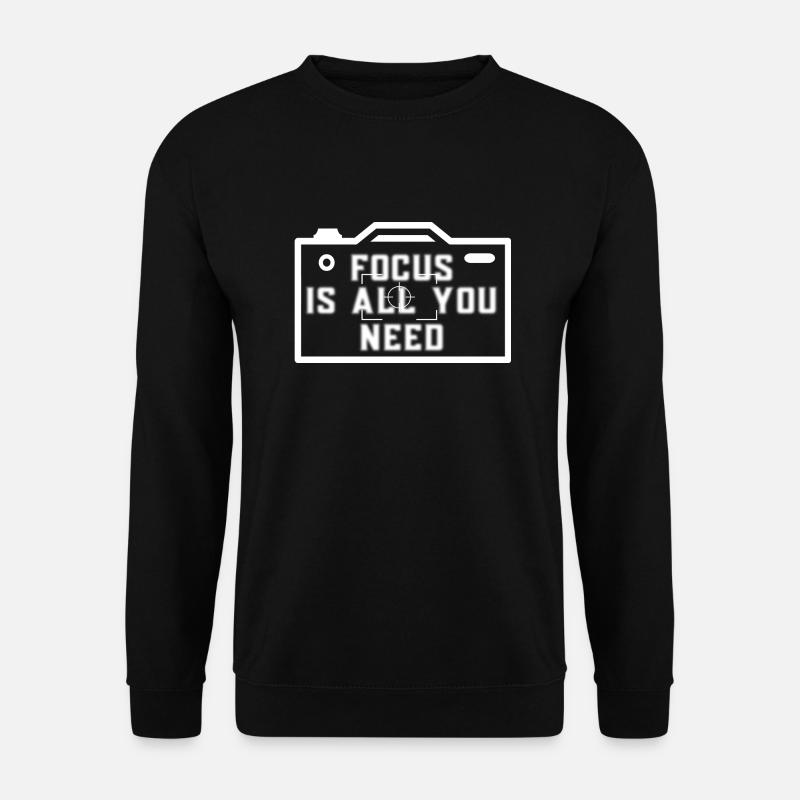Focus Is All You Need - Unisex Pullover - Schwarz