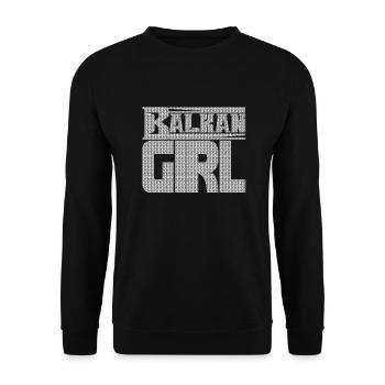 Balkan Kroatien Bosnien Serbien juge exyu Junge Mädchen - Unisex Pullover - Schwarz - Vorne - Alina (178cm) & Michal (187cm)