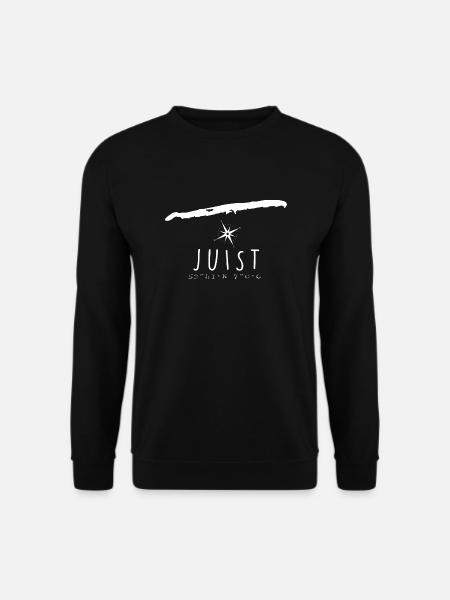 Juist Herzschlag Nordsee Geschenk - Unisex Pullover - Schwarz
