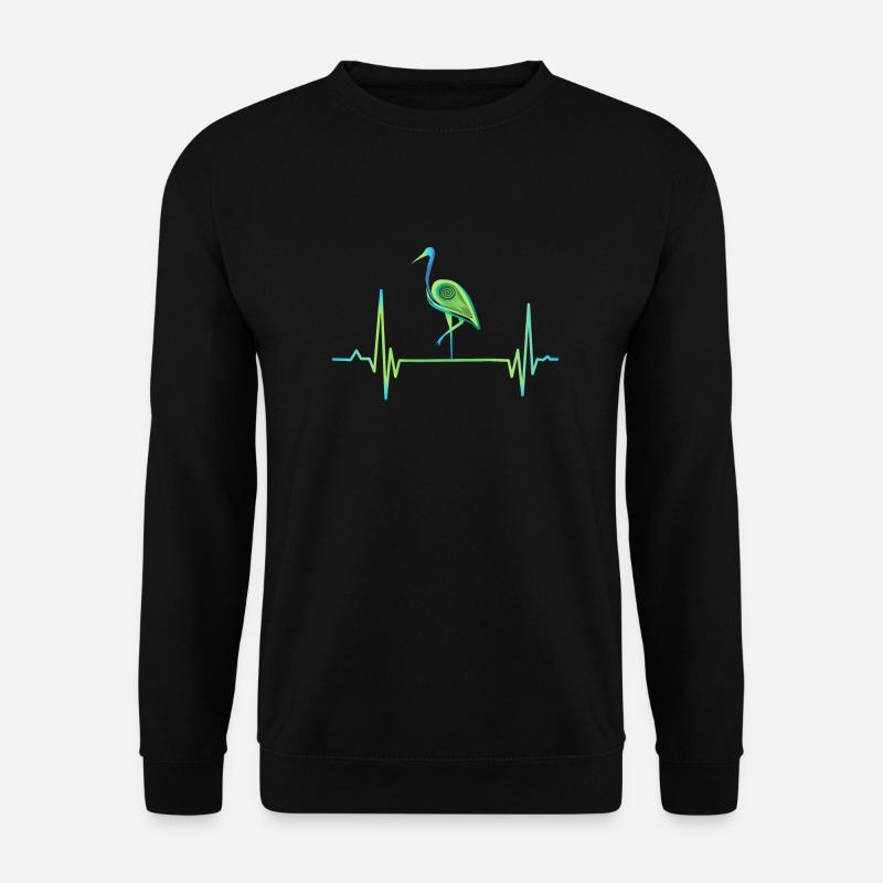 Celtic Heron - Unisex Sweatshirt - black
