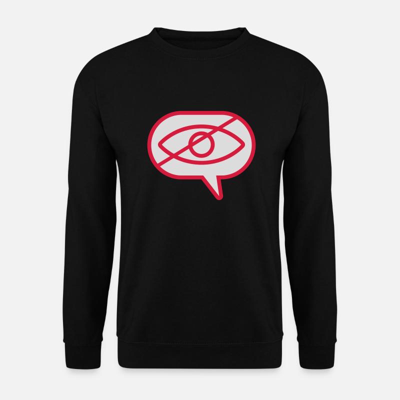 Do not see visual eye - Unisex Sweatshirt - black