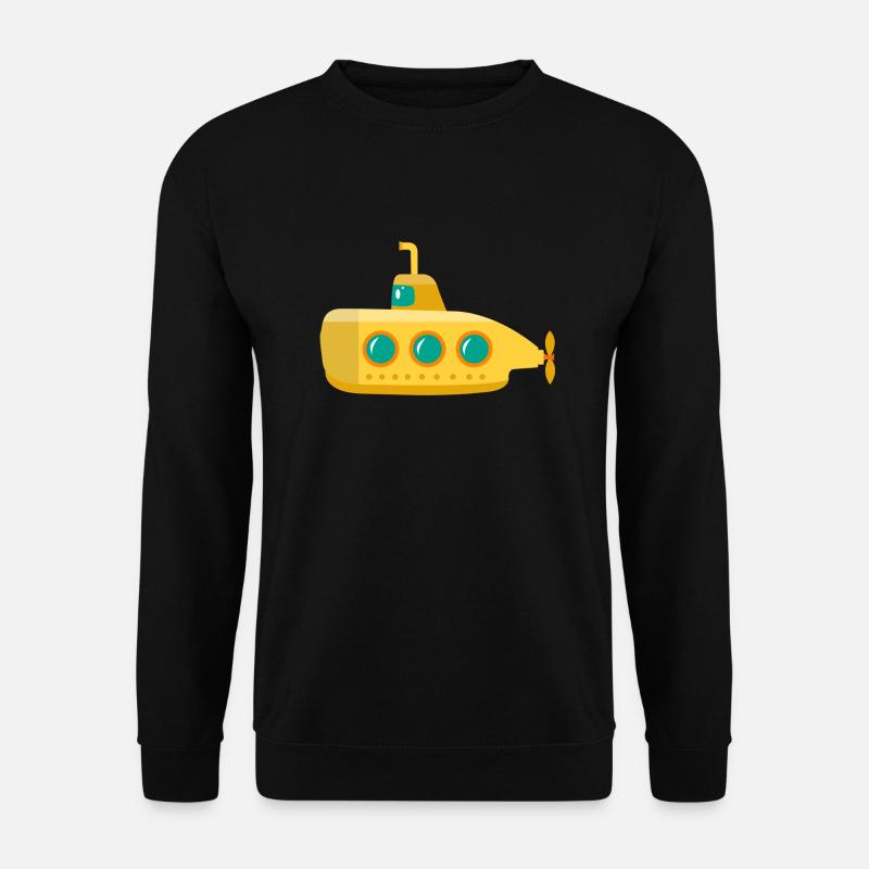 Gelbes U-Boot - Unisex Pullover - Schwarz