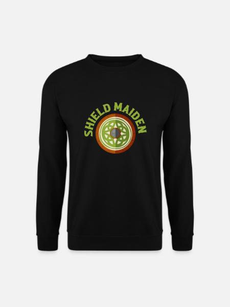 Shield Maiden Viking Norse - Unisex Sweatshirt - black