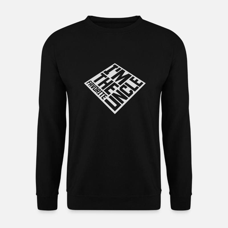 at The Favorite Uncle - Unisex Sweatshirt - black