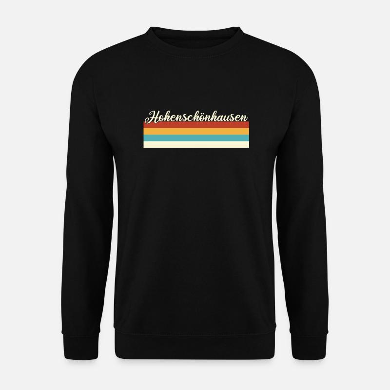Hohenschönhausen - Lichtenberg - Berlin - Retro - Unisex Pullover - Schwarz