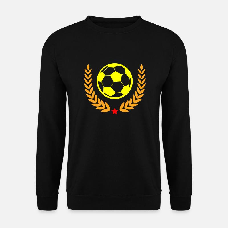 Soccer Fussball - Unisex Pullover - Schwarz