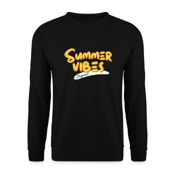 Summer Vibes Original - Sweat-shirt Unisexe - noir - Devant - Alina (178cm) & Michal (187cm)